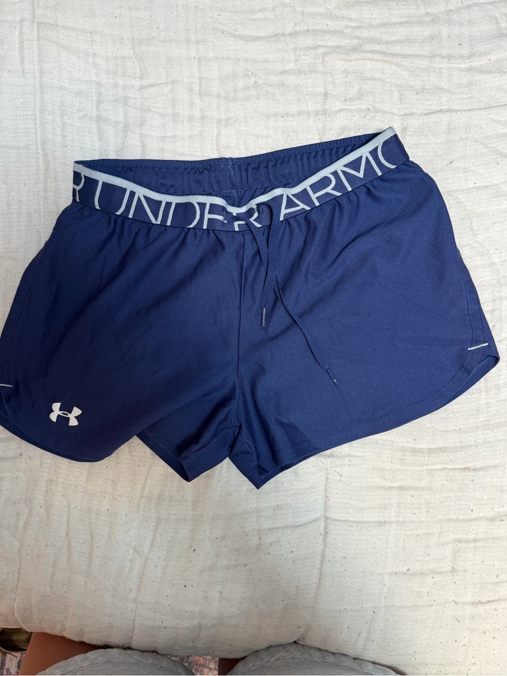 Under Armour Navy Blue Athletic Running Shorts